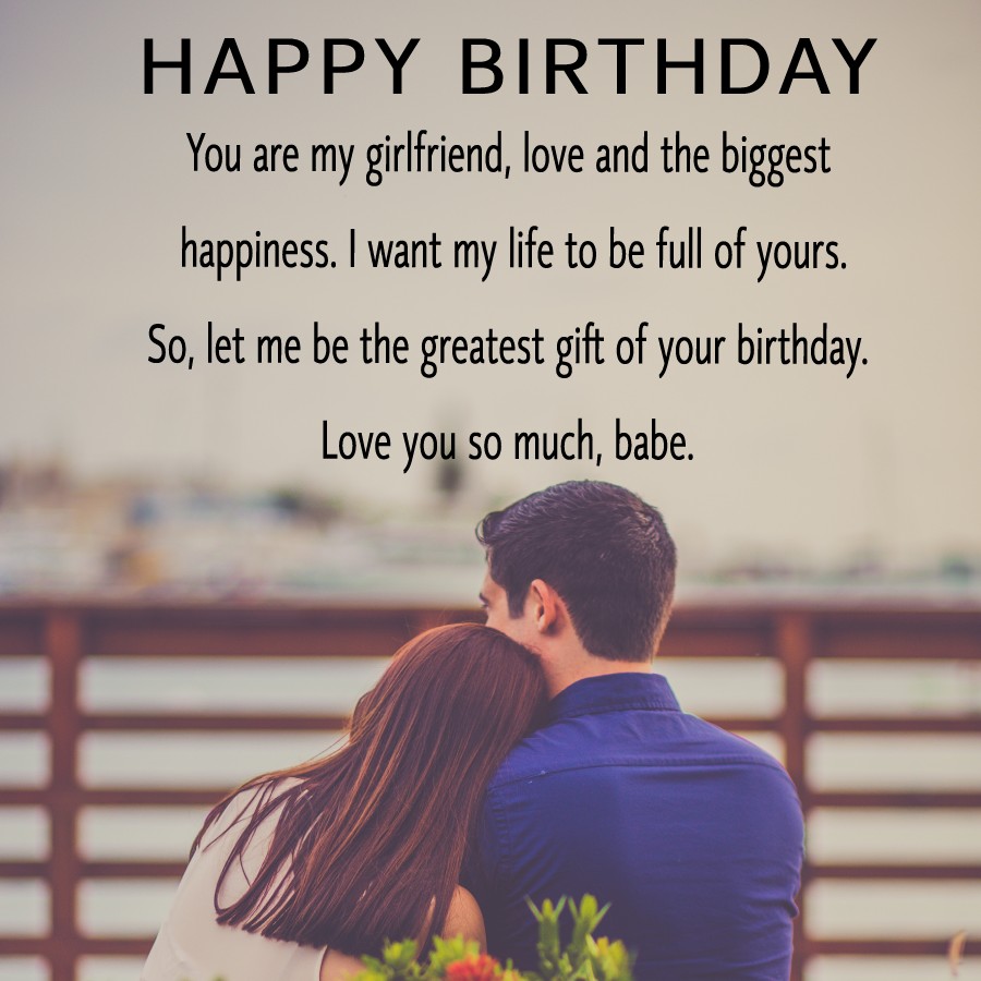 Happy Birthday Messages for Girlfriend