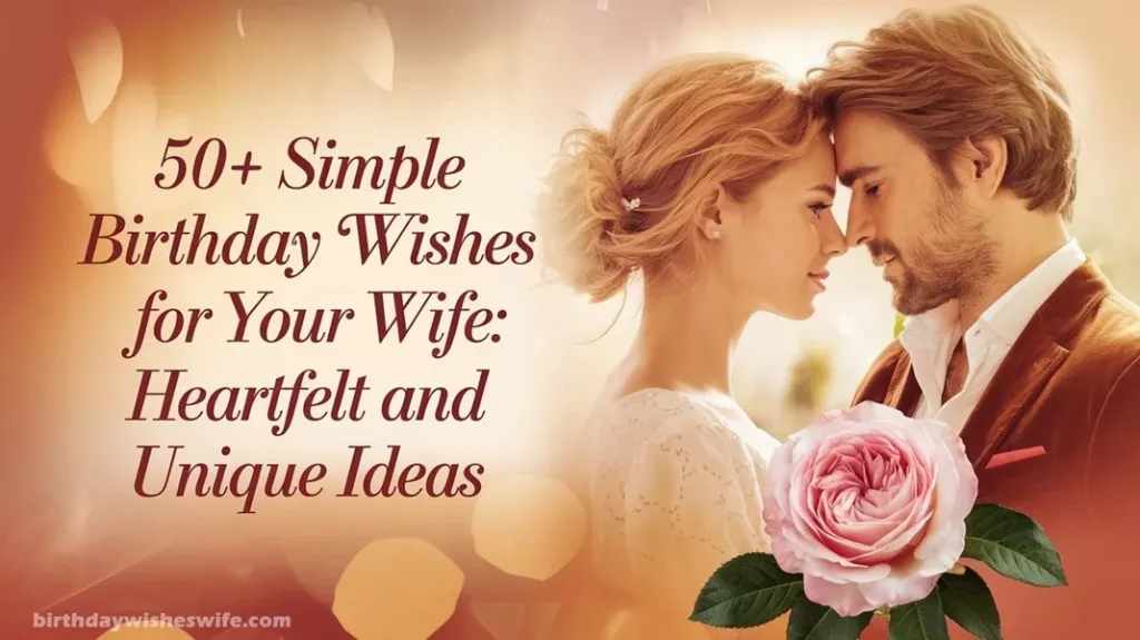 Short Birthday Wishes for Wife with Love | Heartfelt Messages